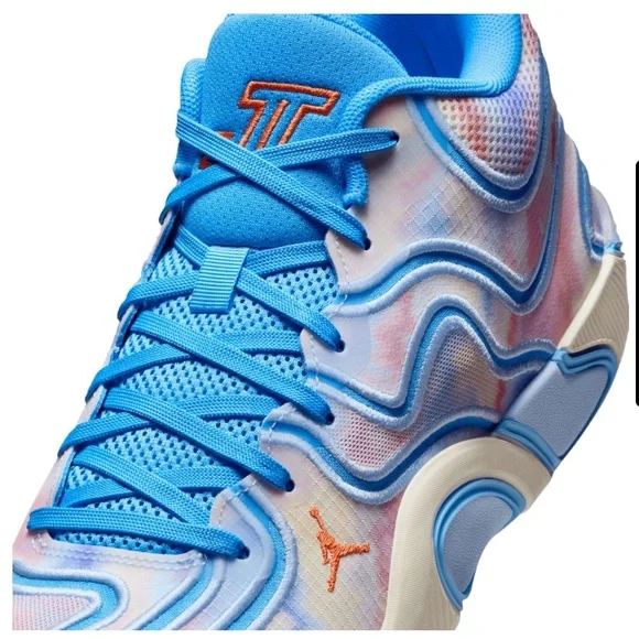 Jordan Tatum 3 Platinum Cloud 0 University Blue/Camellia Men’s size 11 NEW!!! - Picture 8 of 9